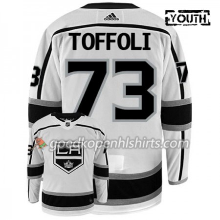 Los Angeles Kings TYLER TOFFOLI 73 Adidas Wit Authentic Shirt - Kinderen